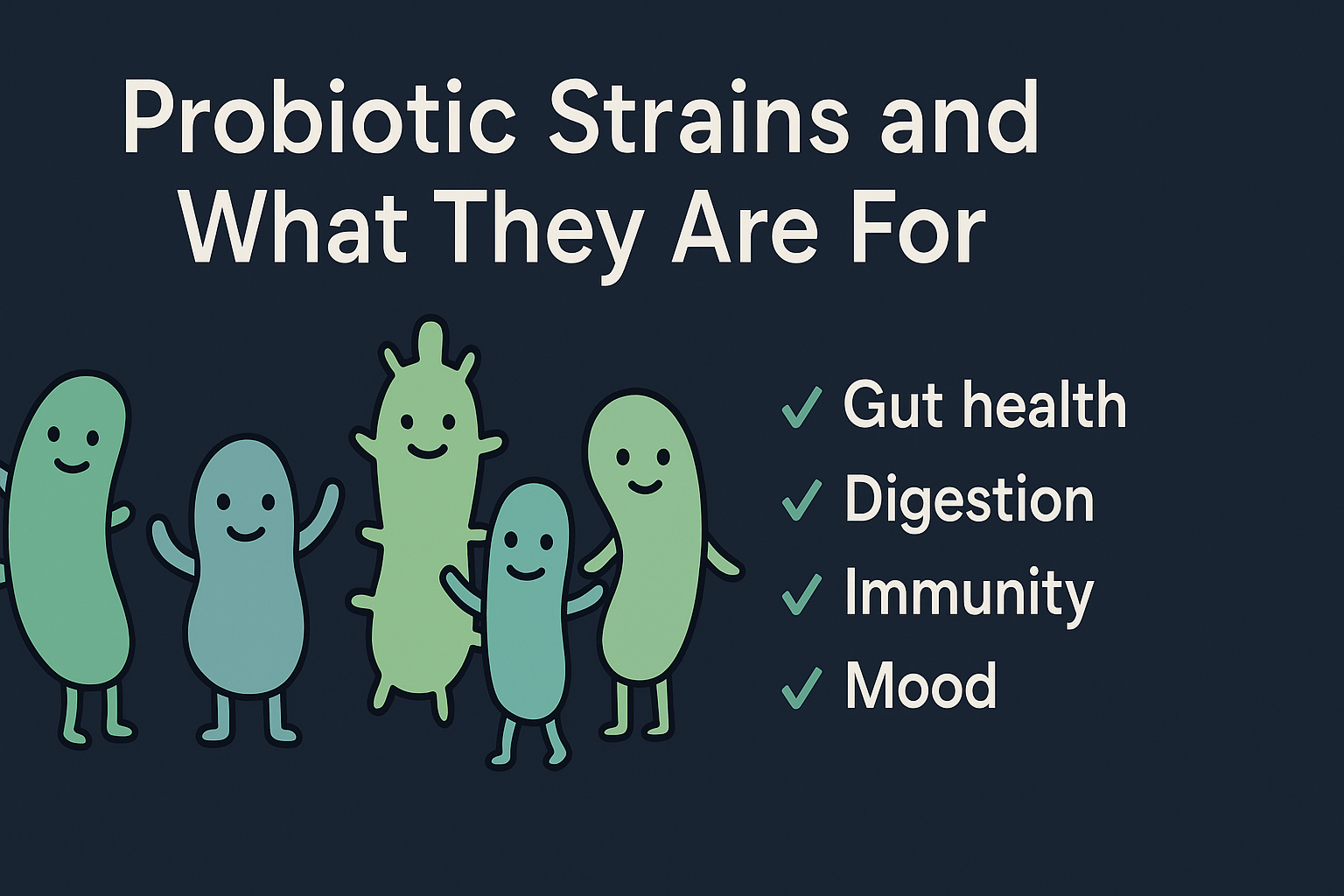 Probiotic strains and what they are for