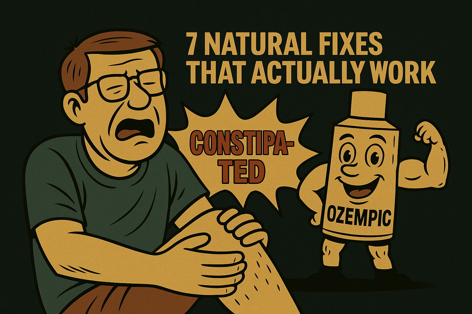 Struggling with Ozempic constipation? Discover 7 proven ways to get relief naturally—no laxatives, no fluff. Real solutions that work, fast.